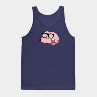 Hipster millennial brain Tank Top